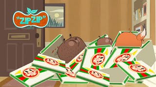 Flying Pizza Delivery | Zip Zip English | Full Episodes | 3H | S2 | Cartoon for kids