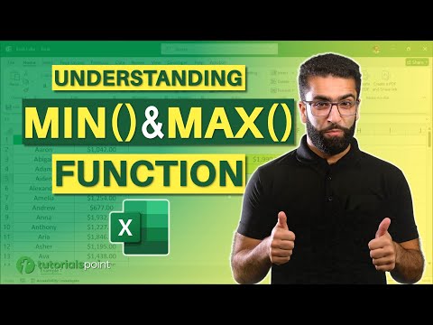 Understanding MIN and MAX function in Excel