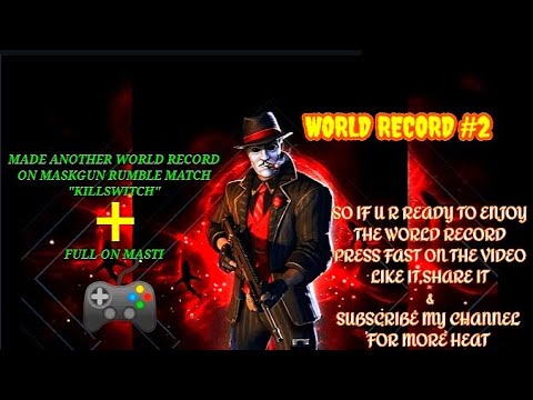 MADE ANOTHER WORLD RECORD MY FRIEND'S BUT THIS TIME IN 'KILLSWITCH' RUMBLE GAME.