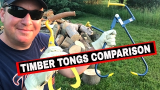TIMBER TONGS COMPARISON- OCHSENKOPF vs PINCH A LOG TONGS