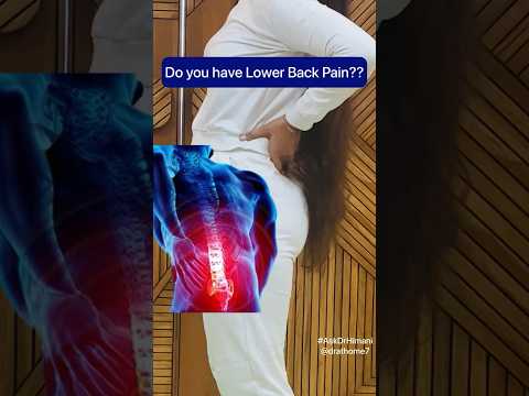 Best Lower Back Exercises - #AskDrHimani | Share Who Needs This | Subscribe- @drathome2620