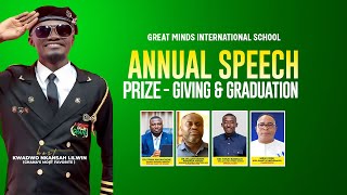 ANNUAL SPEECH & PRIZE-GIVING DAY | Great Minds Int. Sch.