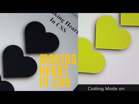 #shorts: Making Heart In CSS| How to animate in Heart| How to make a beatable hurt #heart