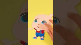 1-2-3 DIY Paper Baby John Puzzle🍭  #babyjohn #nurseryrhymes