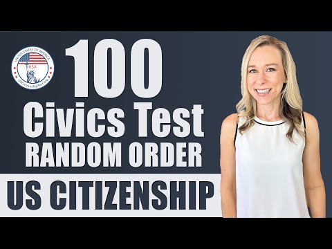 100 Civics Questions and answers in RANDOM Order & SIMPLEST ANSWERS vG1X