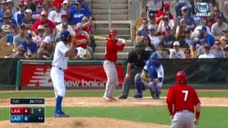 20150320 曹錦輝 大聯盟熱身賽 第三度登板投2局失2分