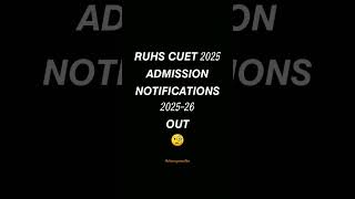 Ruhs cuet 2025 #nursing #aiims #ruhs #ruhs2025#medical #nurselife #cuet #cuet2025 #ruhsexam #shorts