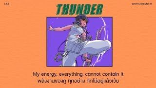 [THAISUB] LISA - Thunder แปลเพลง #lisa