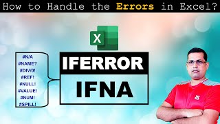 Excel Error Handler Functions-IFERROR || IFNA