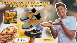 We went to our brothers footwear Shop Vlog series 2