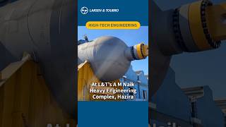 #MakeInIndia for the world. L&T made #Reactor heads to Mexico. #HiTechManufacturing #WeAreLnT #LnT