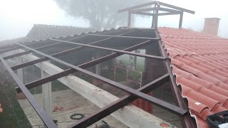 COMO SE HACE TEJADO DE CUATRO AGUAS, TECHO A 4 AGUAS.