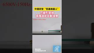 中國研發“昆蟲機器人”，可變形穿縫，踩踏後能自動復原#中國 #科技 #機器人 #昆蟲 #北航