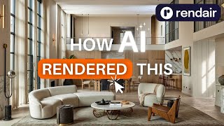 Best AI tool for interior design rendering with Rendair