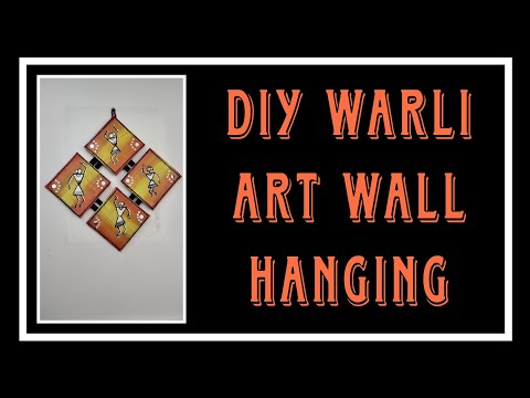 "DIY Handmade Wall Hanging | Warli Art / Easy Home Decor Ideas | Aesthetic Room Decor"@DIYFirst-k3b