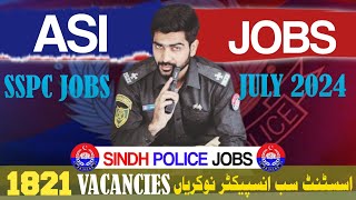Sindh police Asi jobs 2024/ new jobs Sindh police/job info