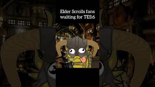 GTA fans waiting for GTA 6 vs Elder Scrolls fans waiting for TES 6 | #memes #gta #skyrim #shorts