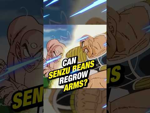 Can Senzu Beans Regrow Arms?  #dbz #dragonball #goku