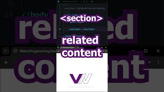 section VS div  | HTML Short Tutorial