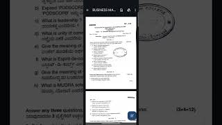 T JOHN BCOM SEM-1 BUSINESS MANAGEMENT & STARTUPS QUESTION PAPER 2025