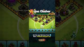 Una th10trophyfarmingbasecopylink2024! #unaclasher #clashofclans #coc #th10 #th10base #shorts