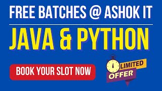 Join Our Free Java & Python Programming Batches! 🚀 | Ashok IT