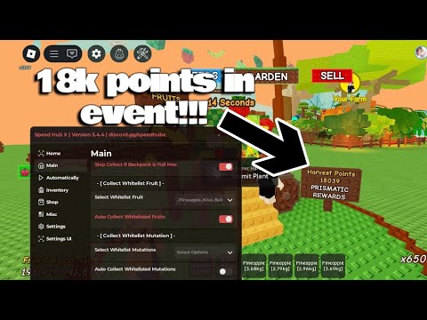 [BEST🔥] Script For Auto Event Summer Auto Collect, Auto Give All Fruits, Hide Notifications 🌱