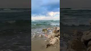 Tel Aviv. Israel 在 以色列 特拉維夫的浪濤聲