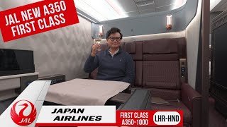 Japan Airlines NEW First Class A350-1000 Review · JAL · London - Tokyo