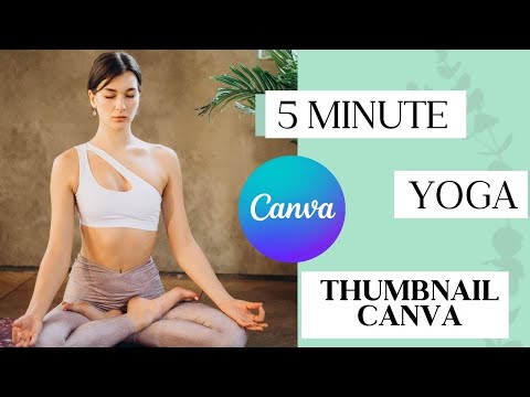 Poster Design With Canva Yoga Poster Canva Tutorial #canvatutoria #canvatutorialforbeginners