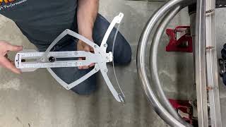 Arc Master Large Radius Gauge Set In-Use - Trick-Tools.com