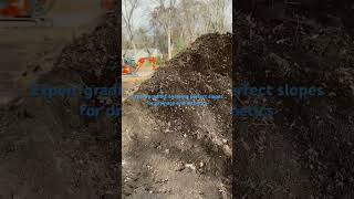 Winter prep for spring hydroseeding and walkway installation! #Landscaping #Hydroseeding #WinterPrep