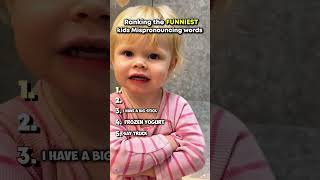 Funniest kids Mispronouncing Words