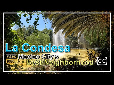 Mexico City - La Condesa 2023 Walking Tour [FHD - 1080p]