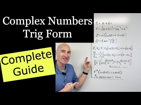Complex Numbers in Trigonometric Form Complete Guide (DeMoivre's Thm., Roots, Multiplying, Dividing)