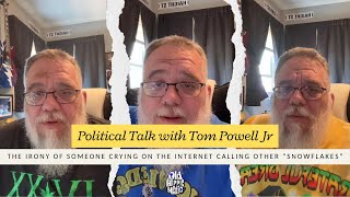 The irony of someone crying on the internet calling others “snowflakes”