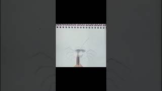 10 secs vs 2 hours.            #art #artwork #artist #trendingshorts  #spookyart #helloweenevent