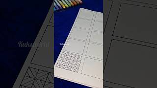 zentangle pattern 1 | 100 pattern  challenge #shorts #zentangle #pattern #kuksworld #challenge