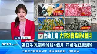 進口牛肉、麵粉「降稅」4個月！汽柴油跟進調降｜消費新聞｜苑曉琬 主播｜訂閱@money_setn看更多 財經新聞