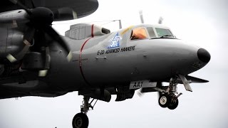 美國海軍航母最新  E-2D 先進鷹眼雷達預警機 ( US Navy new E-2D Advanced Hawkeye Capabilities )