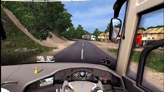 HIGH SPEED DRIVE BUS IN ETS 2 ANDROID GAMEPLAY#2 RAJASTHANI BUSSID