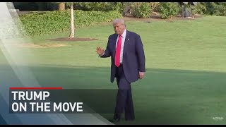Trump heads for Scotland as DOJ investigates Maxwell