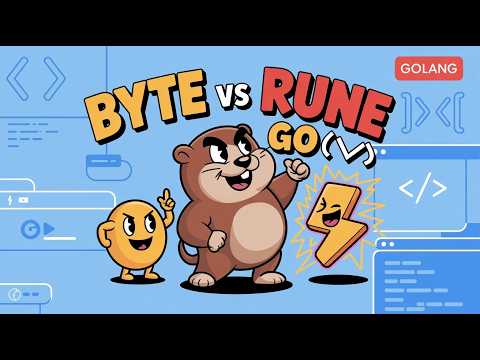 🚀Byte v/s Rune in Golang under 5 mins⭐ #golang