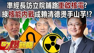 Minister of Economic select visits Legislative Yuan to set up the stage of nuclear power restarting!