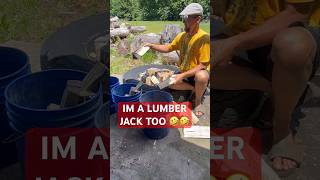 TRULY IS THE BEST WAY TO DO THIS #firewood #bestway #helpfultips #diy #choppingwood #shorts