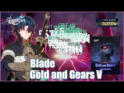 Blade Erudition Path Full Run | Gold and Gears V | Honkai Star Rail 1.6