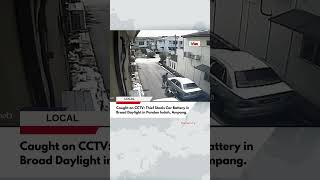 Caught on CCTV: Thief Steals Car Battery in Broad Daylight in Pandan Indah, Ampang.