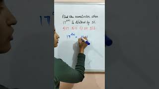 Find the remainder | Number system | #shorts #mathsbypariksha