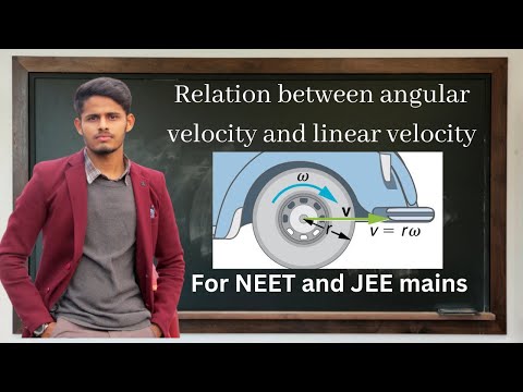 Relation between angular velocity and time period