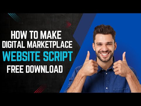 Free Digital Marketplace Website Script with Full Setup | Bangla Tutorial | SmartCodeBD #earning #️⃣